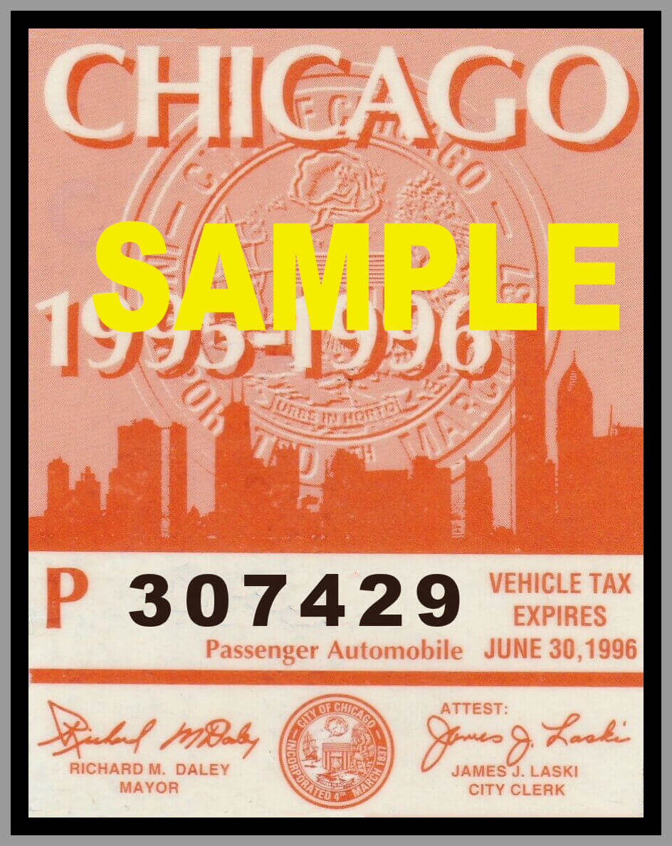 (image for) IL 1995-96 Illinois tax inspection CHICAGO